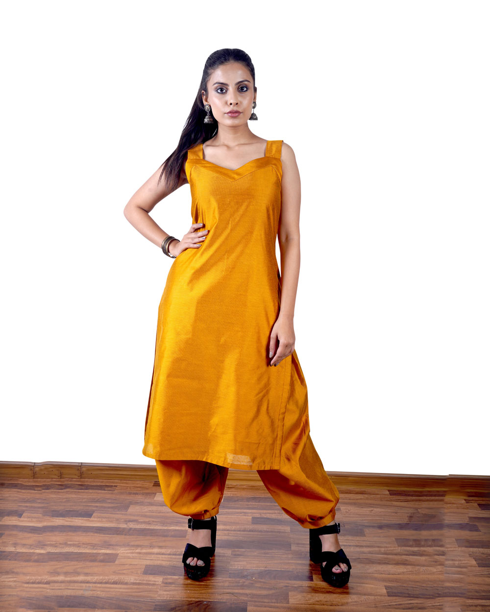 Buy Shakambhri Rayon Harem Pants Casual Yellow Women's Afghani Pajama-Free  Size upto 30 to 36 inches(Waist- Stretchable Elastic Upto 40 Inches) at  Amazon.in